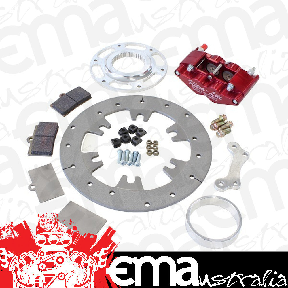 Red Devil Brakes RED-ULB4109400 Sprint Outboard Titanium Brake Kit