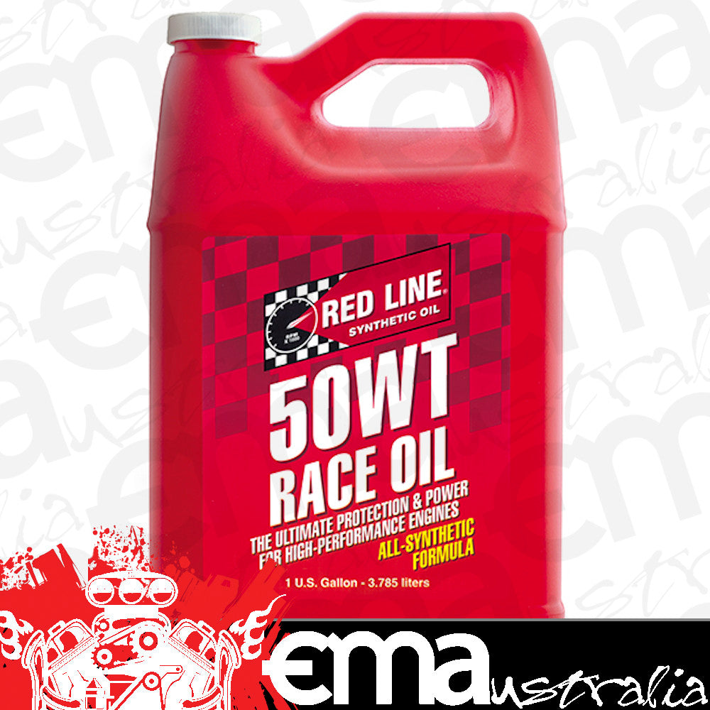 Redline RED10505 50Wt Race Engine Oil 15w/50 1 Gallon Bottle 3.785 Litres