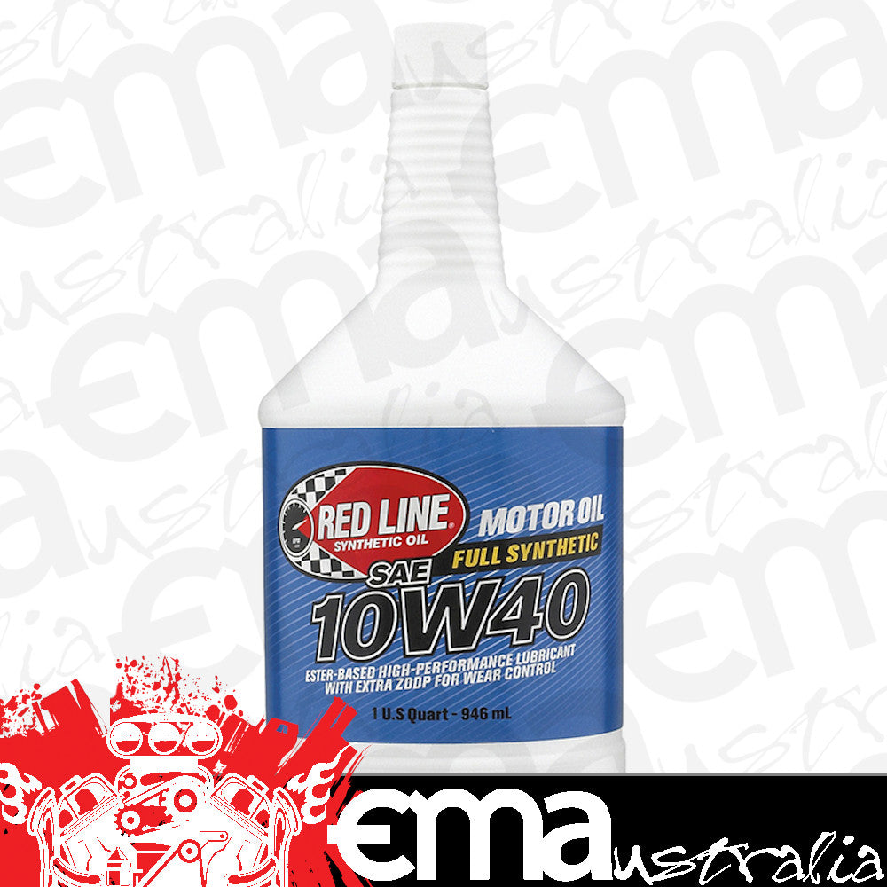 Redline RED11404 10W40 Motor Oil 1 Quart Bottle .946 Milliliters
