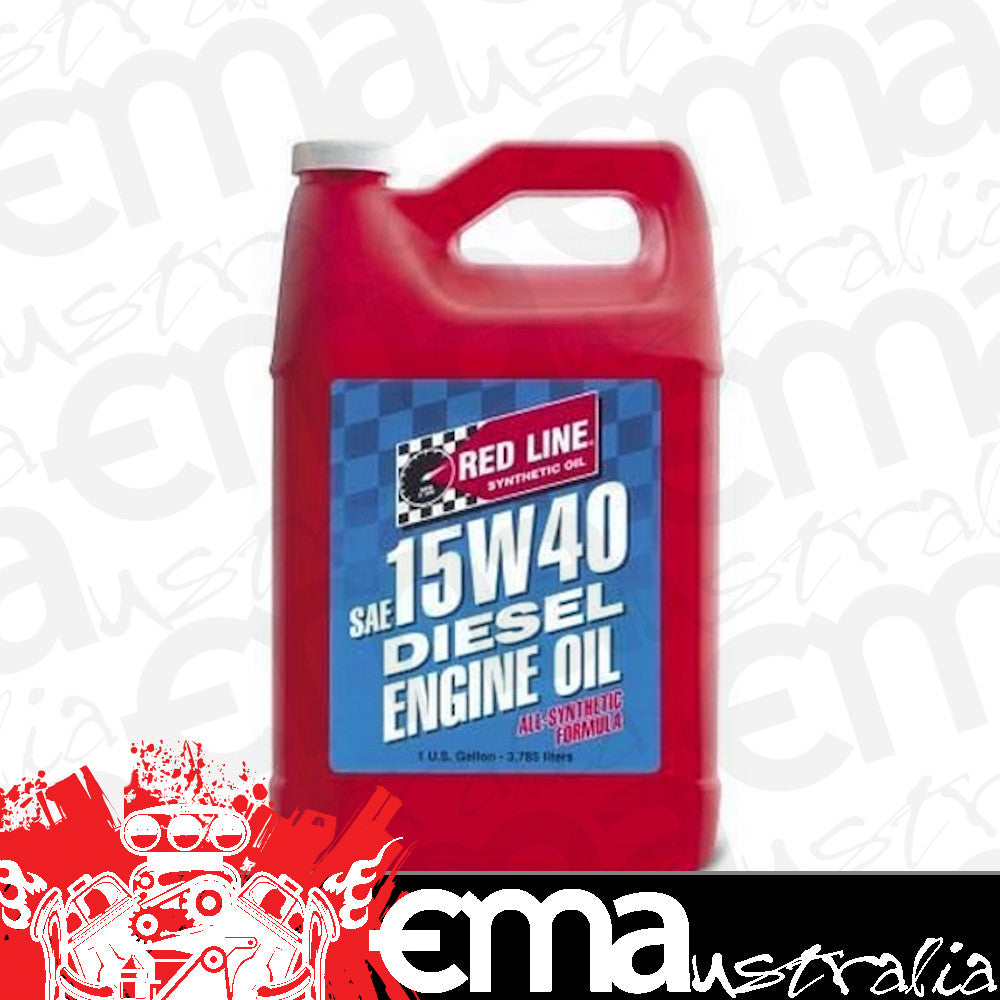 Redline RED21405 15W40 Diesel Motor Oil 1 Gallon Bottle 3.785 Litres