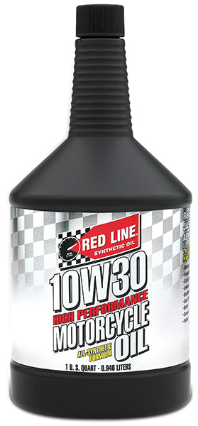Redline RED42304 10W30 Motorcycle Oil 1 Quart Bottle 946Ml