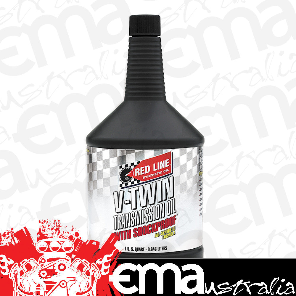 Redline RED42804 V-Twin Transmission Oil w/ Shockproof 1 Quart Bottle 946Ml