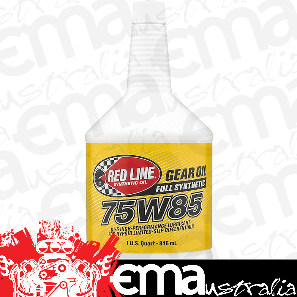 Redline RED50104 Mtl 75W85 Gl-5 Gear Oil 1 Quart Bottle 946Ml