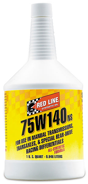 Redline RED57104 75w/140 Ns Gl-5 Gear Oil 1 Quart Bottle 946Ml