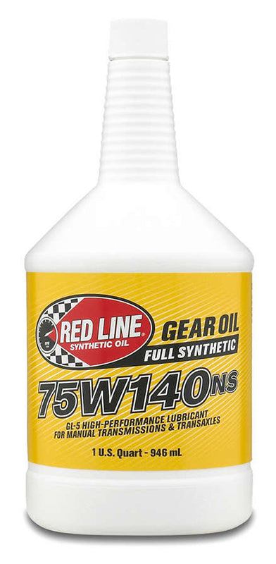 Redline RED57105 75W140 Ns Gl-5 Gear Oil 1 Quart Bottle 946Ml