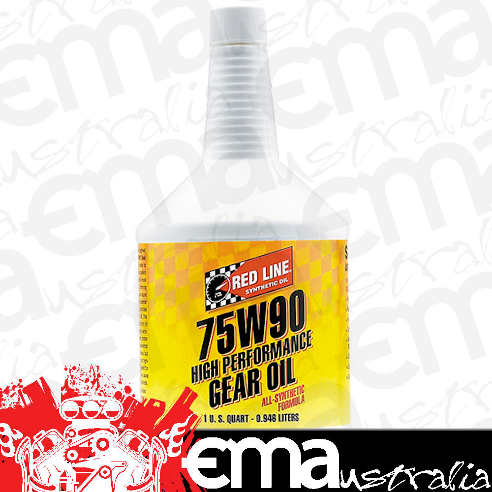 Redline RED57904 75w/90 Gl-5 Gear Oil 1 Quart Bottle 946Ml