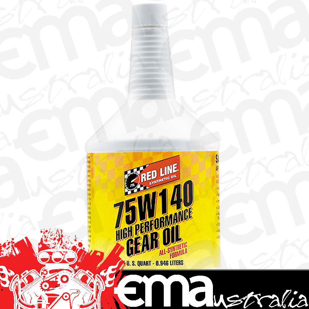 Red Line Oil | RED57914 | Redline 75w/140 Gl-5 Gear Oil 1 Quart Bottle 946Ml