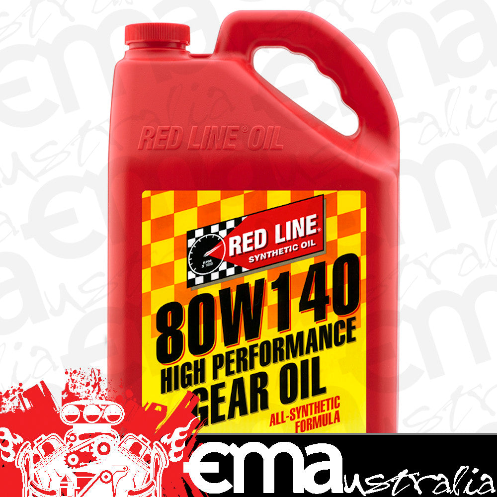 Redline RED58105 80W140 Gl-5 Gear Oil 1 Gallon Bottle 3.785 Litres