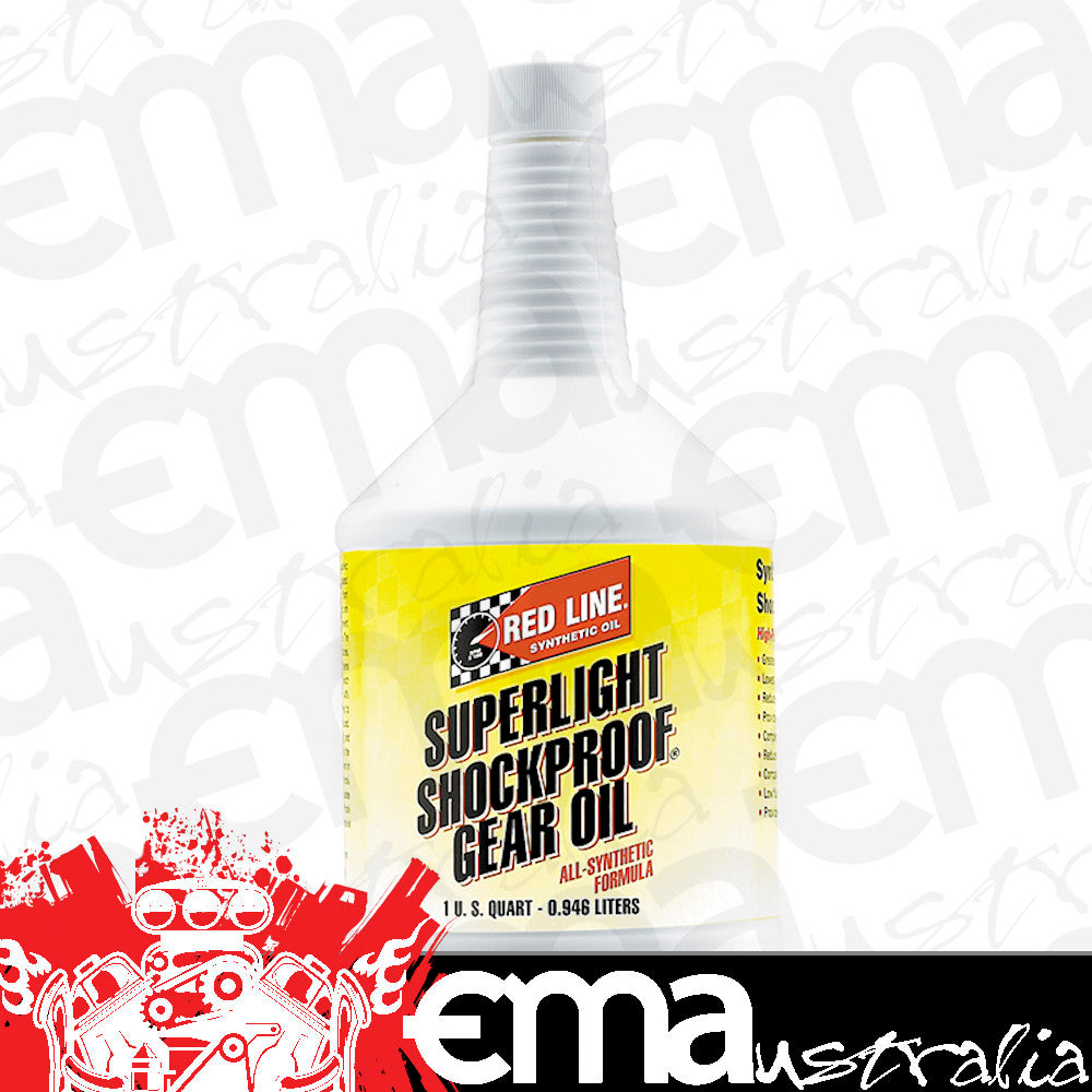 Redline RED58504 Superlight Shockproof Gear Oil 1 Quart Bottle 946Ml