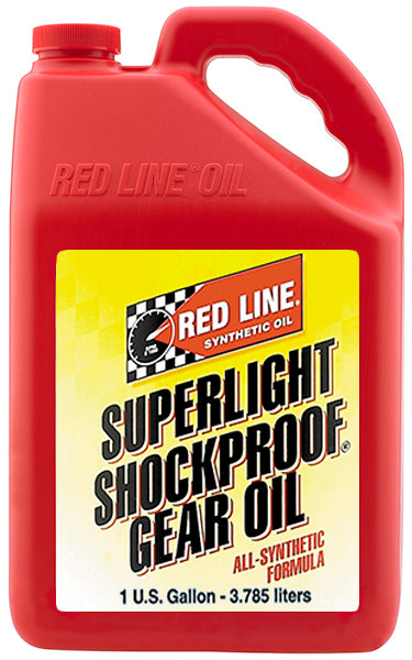 Redline RED58505 Red Line Superlight Shockproof Gear Oil 1 Gal 3.785L