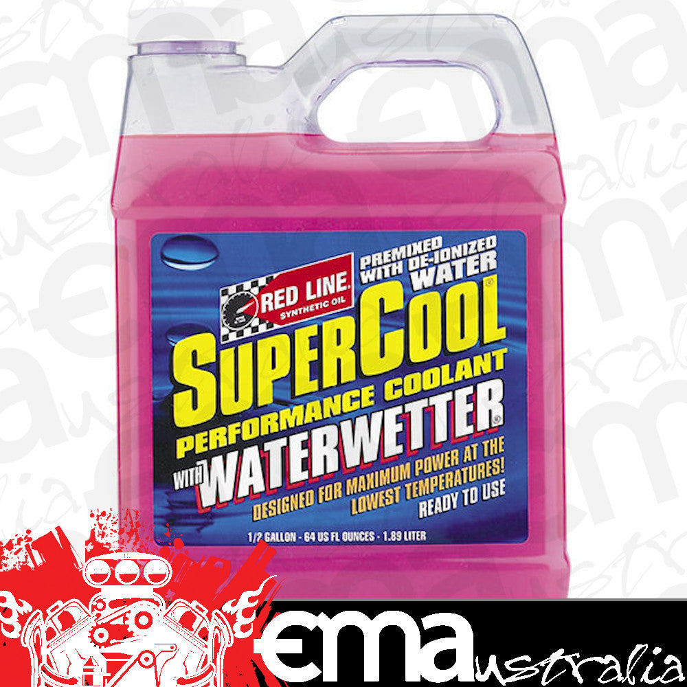 Redline RED80205 Red Line Supercool Performance Coolant w/ Water Wetter 64Oz Bottle 1.9L