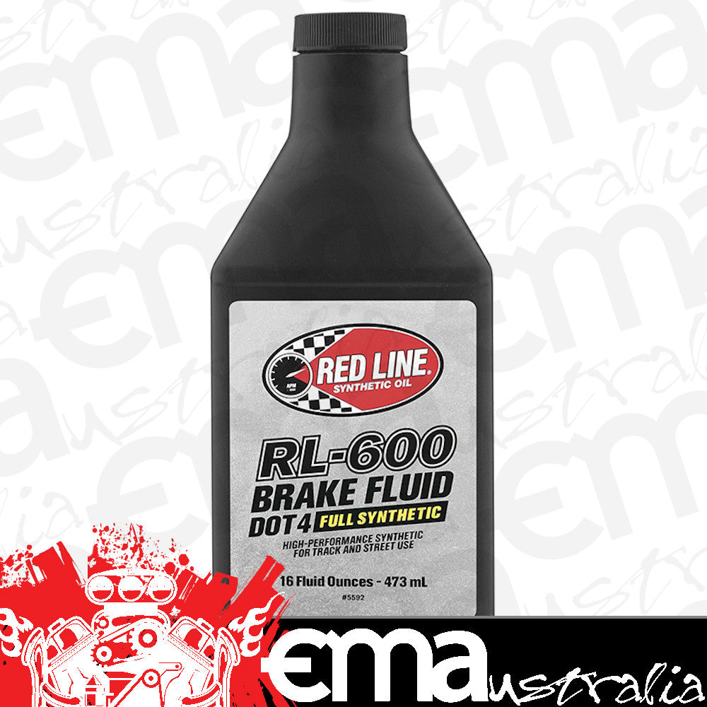 Redline RED90402 Rl-600 Dot 4 Brake Fluid 16Oz Bottle 473Ml