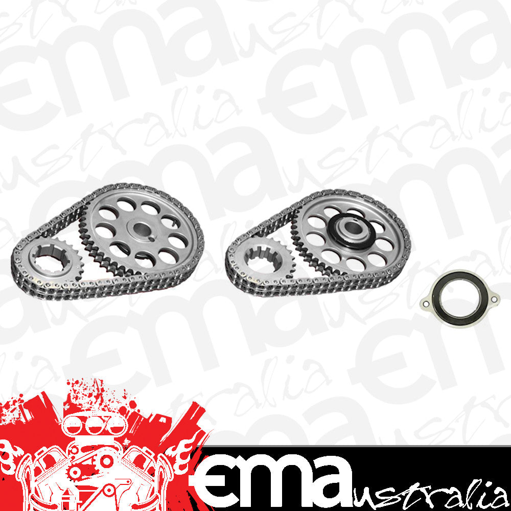 Rollmaster ROCS10060 Timing Chain Set Nitrided w/ Torrington Thrust Plate suit Ford 302-351 Cleveland
