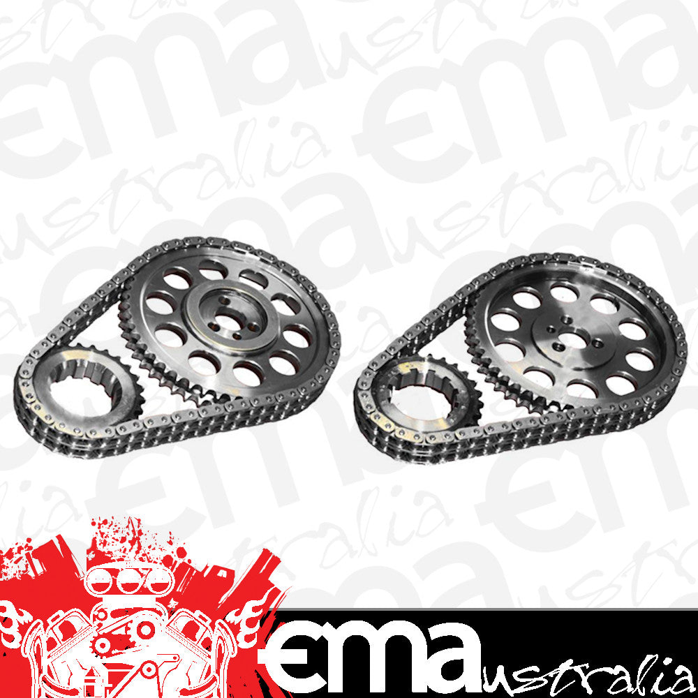 Rollmaster ROCS2000LB10 D/R Timing Chain Set suit BB Chev 396-454 Line Bore .010"