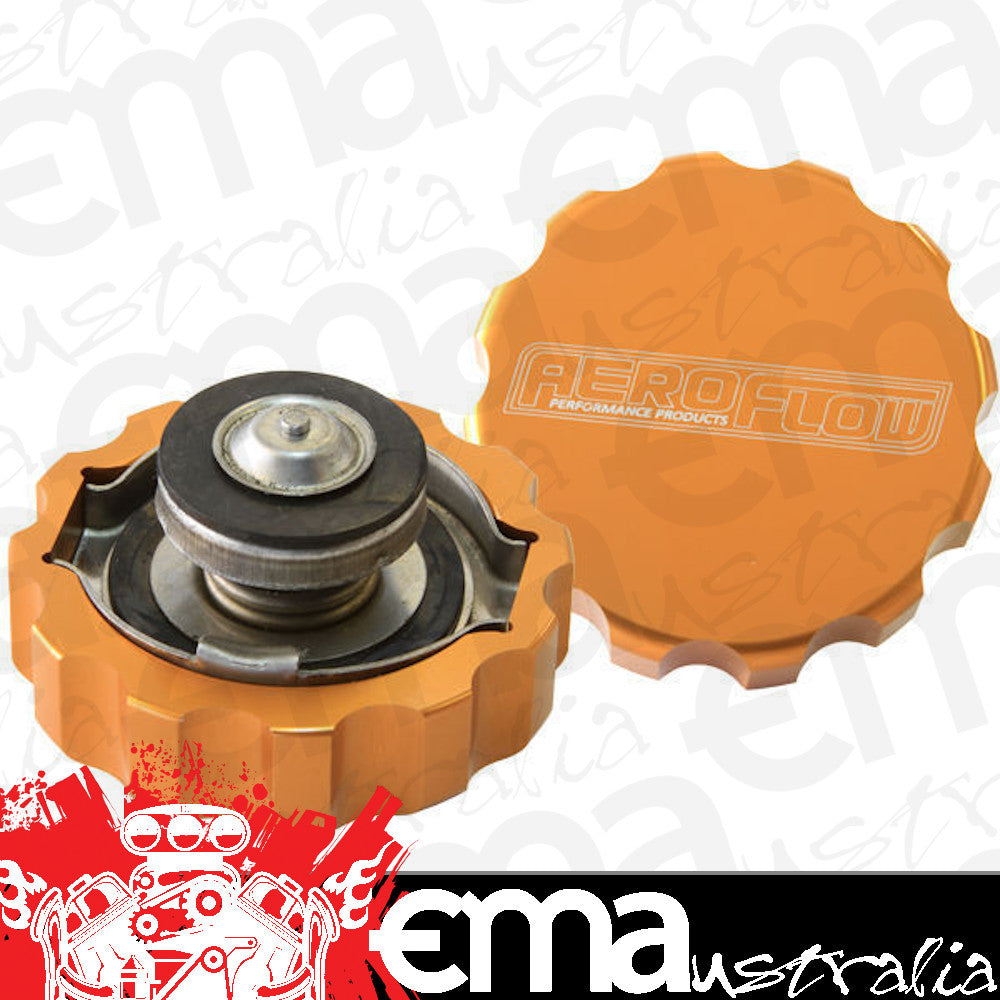Aeroflow Performance Products AF64-5042G Billet Radiator Cap 42mm.5Bar Complete with Billet Cover