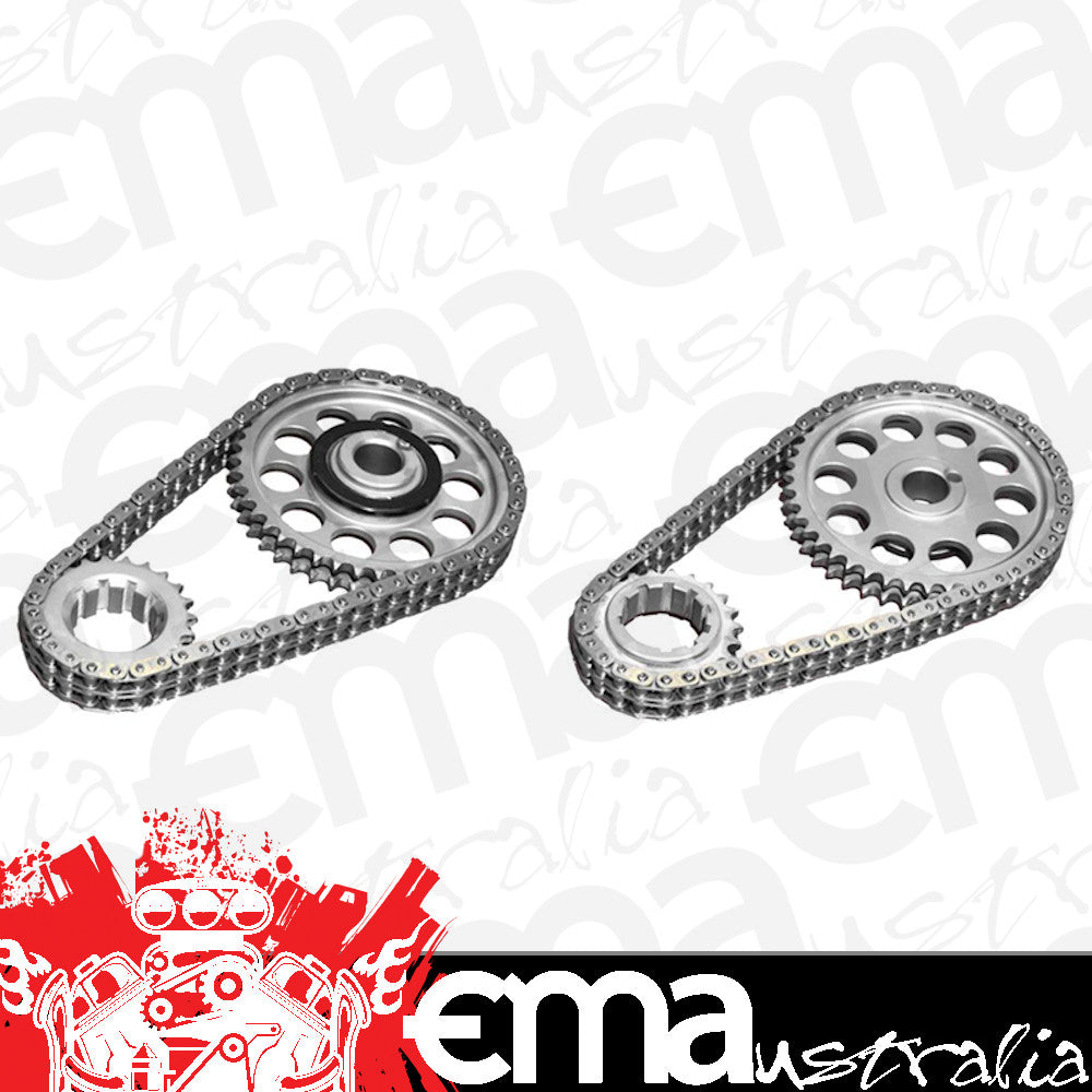 Rollmaster ROCS4020LB5 D/R Timing Chain Set Nitrided w/ Torrington Bearing BB Ford 429-460 Line Bore .005"
