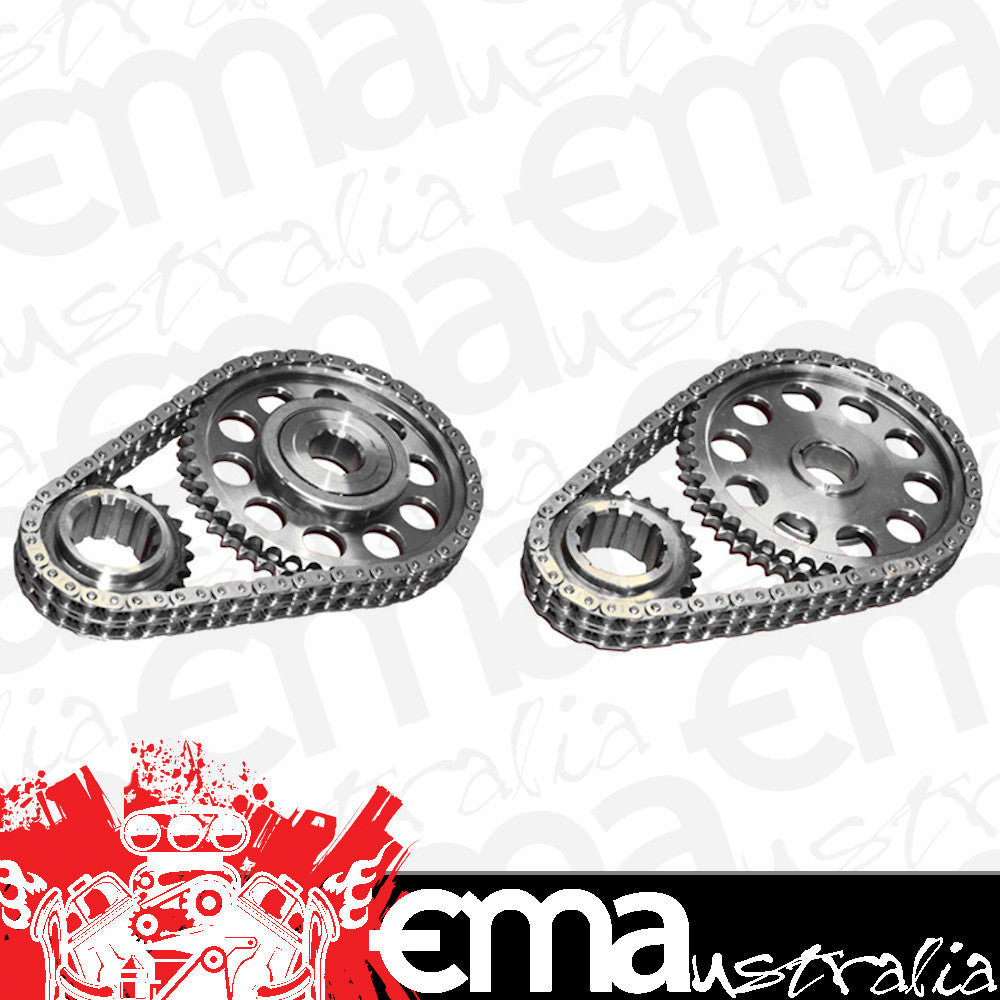 Rollmaster ROCS7110 D/R Timing Chain Set Nitrided Sprockets suit Amc & Jeep V8 290-401
