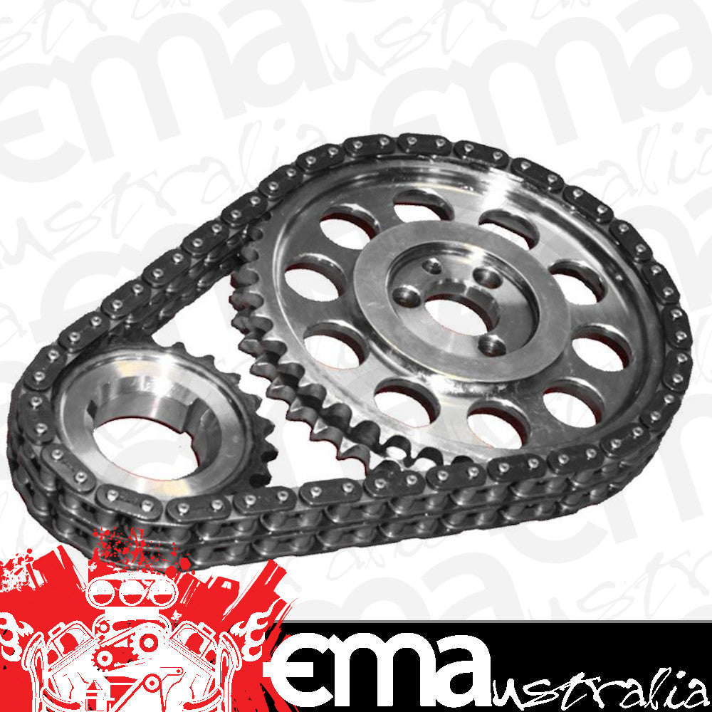 Rollmaster ROEC1000 Timing Chain Set Blue Series for Chevrolet Small Block V8 262-400Ci