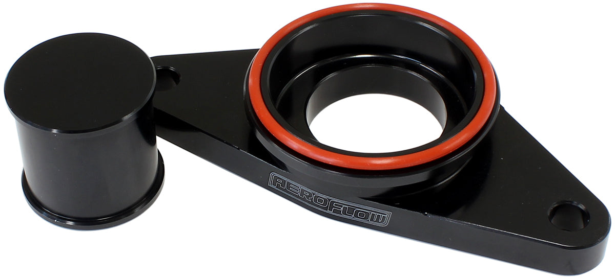 Aeroflow AF64-5053BLK for Subaru Wrx 02-07 & Sti 04-13 Bov Adapter Use with 64-5050