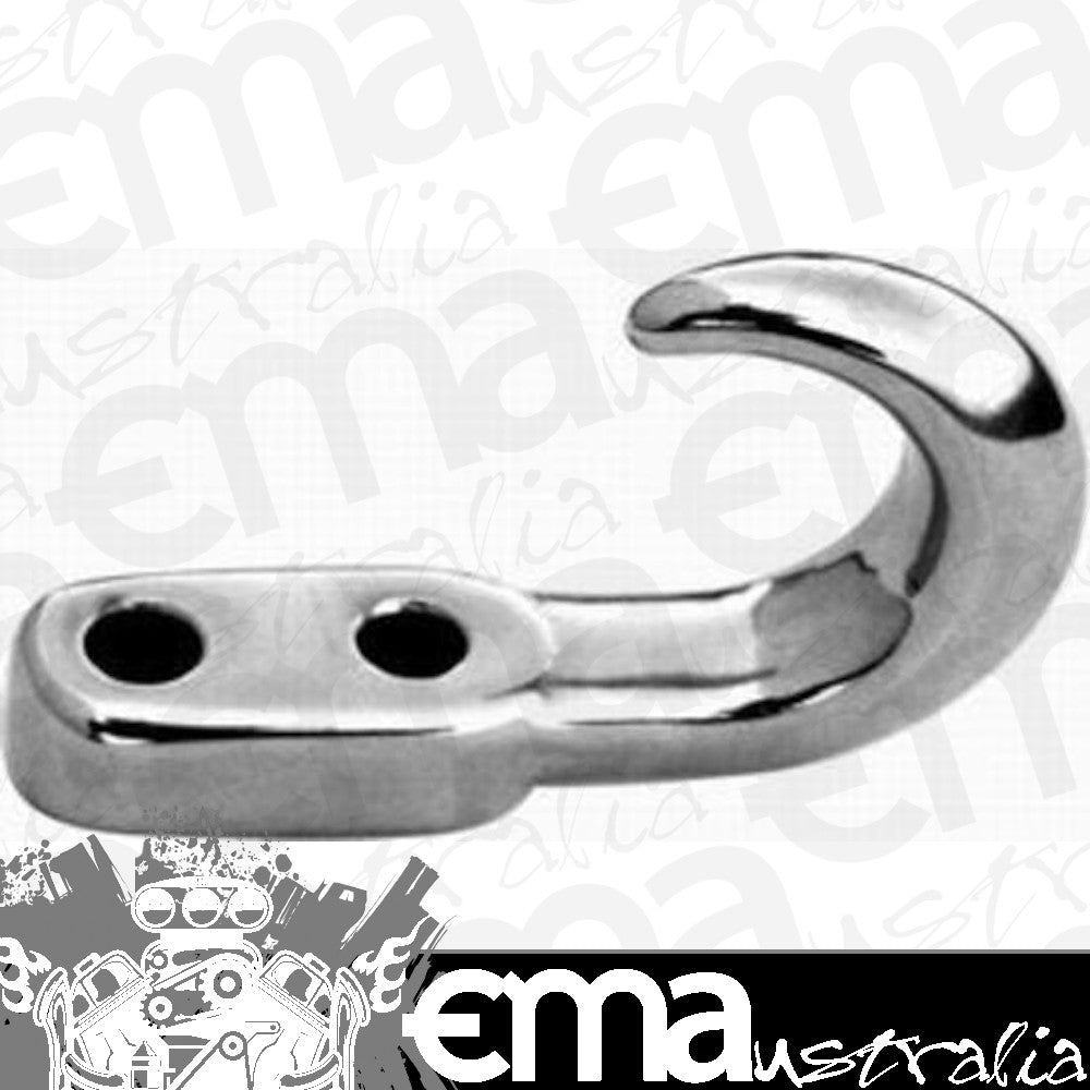 RPC | RPCR0101 | RPC Steel Tow Hook ReCovery Point Offroad Chrome 4.5T 10000lbs Capacity