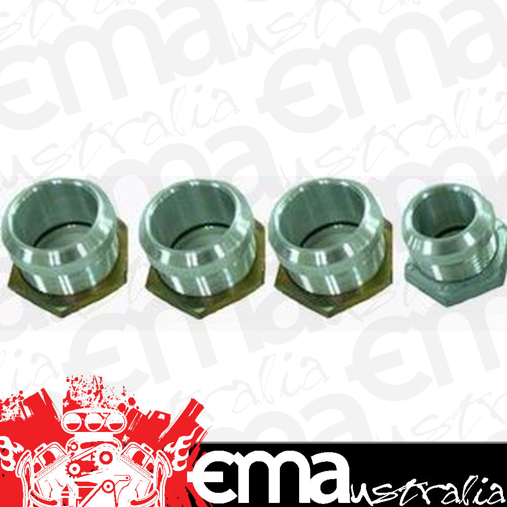 Racing Power Company (RPC) RPCR1001 RPC Satin Aluminium Firewall Hose Rings for -6 -10 & 5/8" Heater Hose