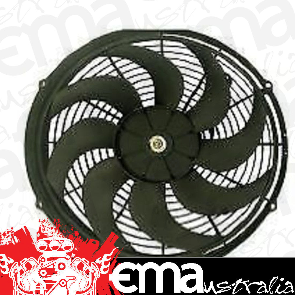 RPC RPCR1014 Universal 14" Electric Reversable Curved Blade Fan Kit 2525 CFM