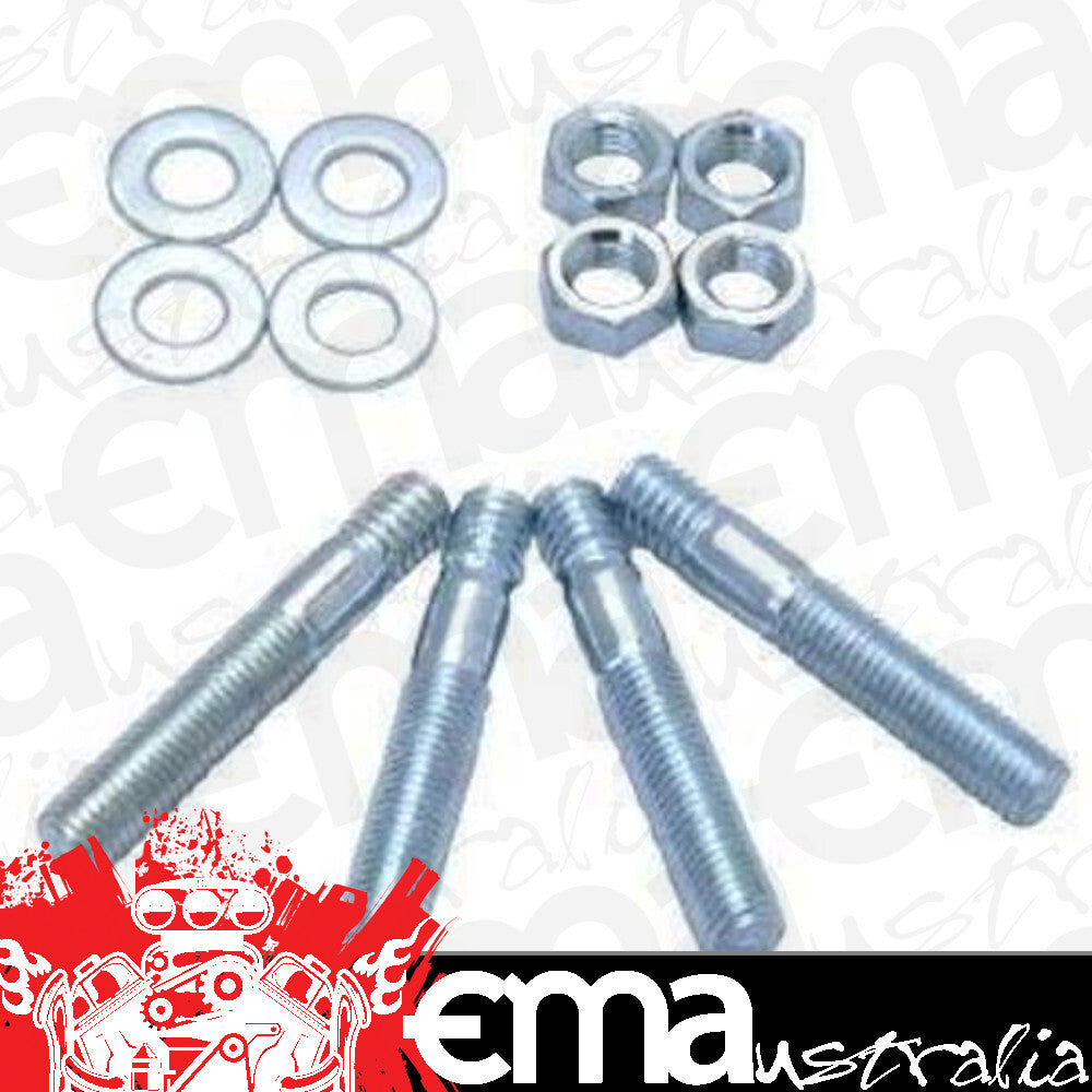 RPC RPCR2047 2"Carburettor Stud Kit Kit Contains 4 Studs 5/16" Course / Fine Thread 4 Washers & 4 Nuts