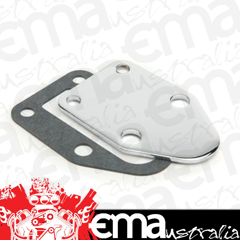 RPC RPCR2057x Fuel Pump Block-Off Plate Chevrolet Small Block 283-400 Die-Cast Steel