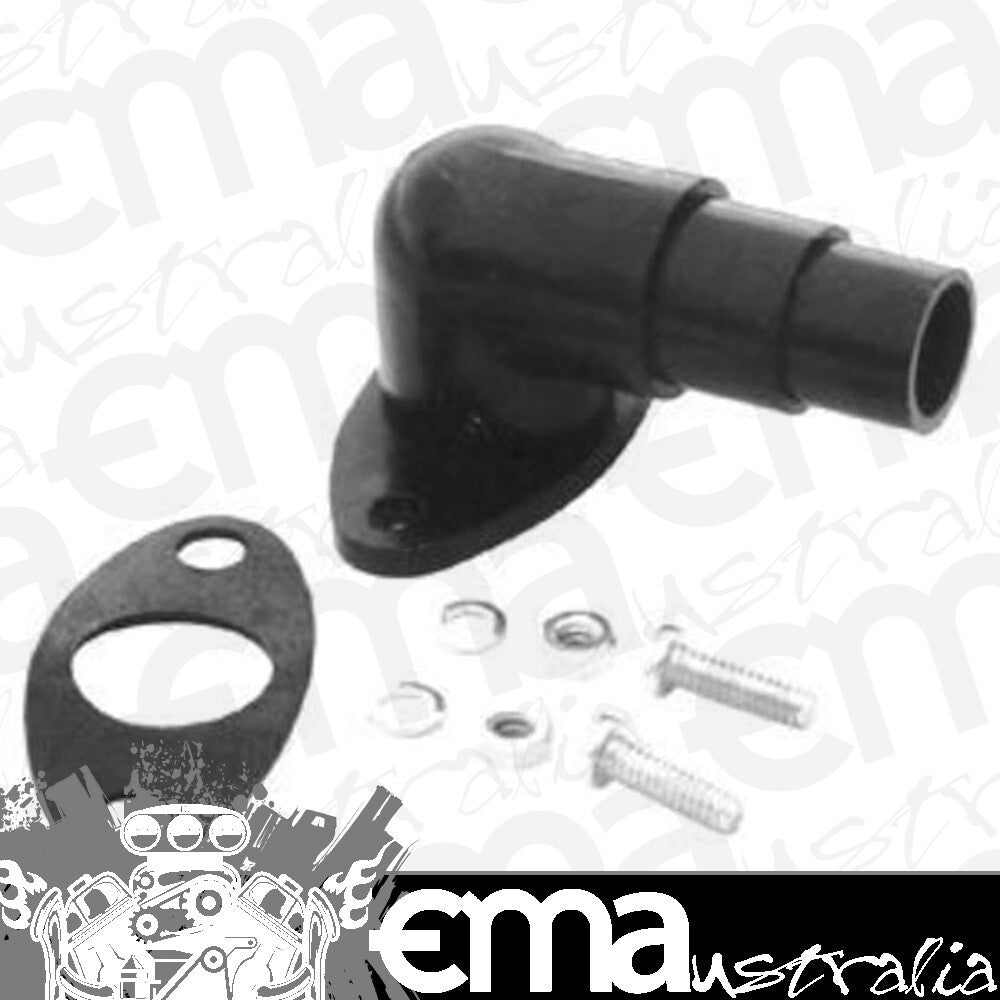 RPC RPCR2192 Universal Smog Tube Fitting Black Plastic