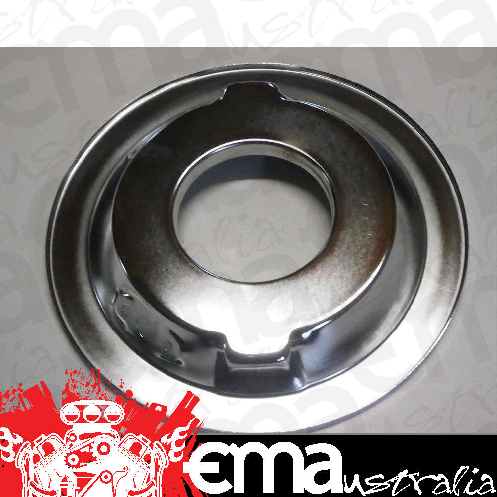 RPC | RPCR2195B | RPC 14" Chrome Recessed Air Cleaner Base fits 5.125" Carburetor Neck