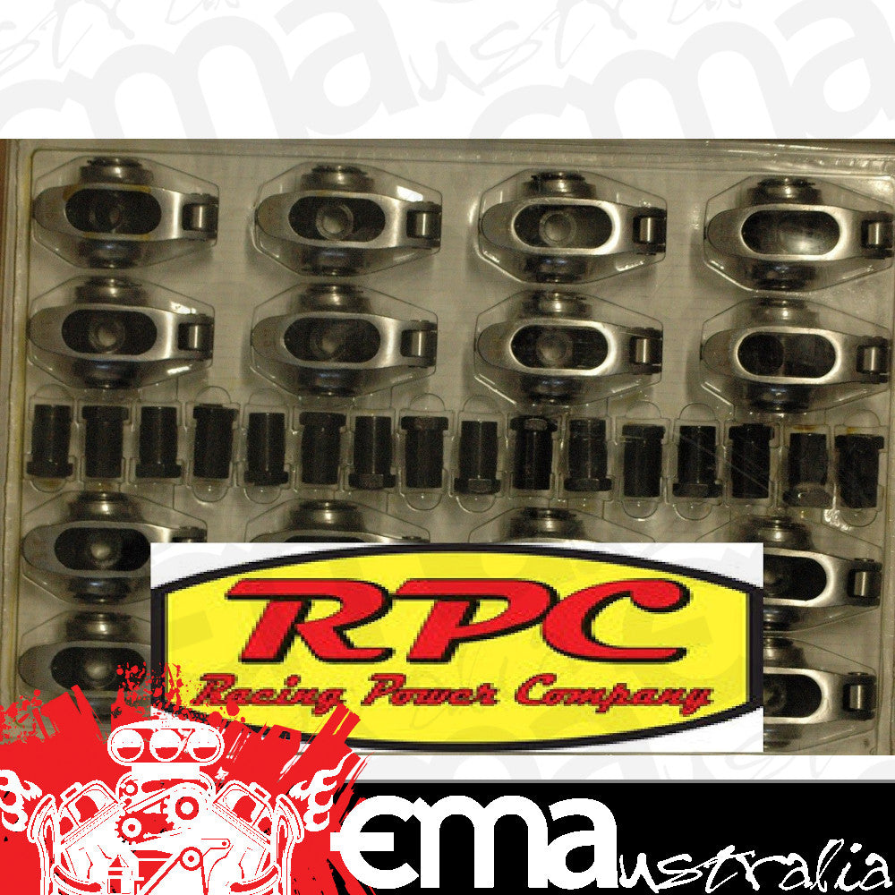 RPC | RPCR3003 | RPC Stainless Steel Roller Rockers 3/8 Stud 1.6 Ratio Chev Small Block