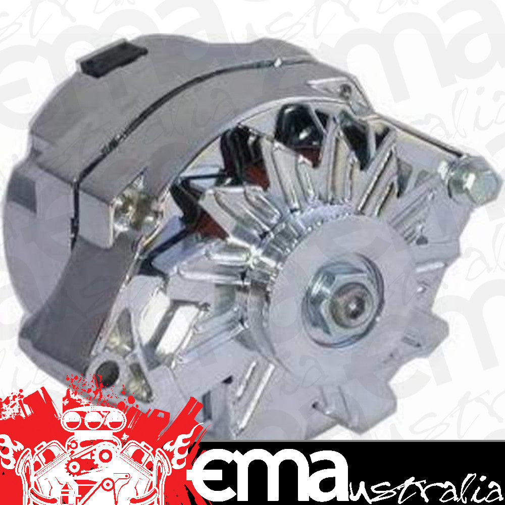 RPC RPCR3902 Chrome 1-Wire Alternator 100 Amp suit GM 1955-On