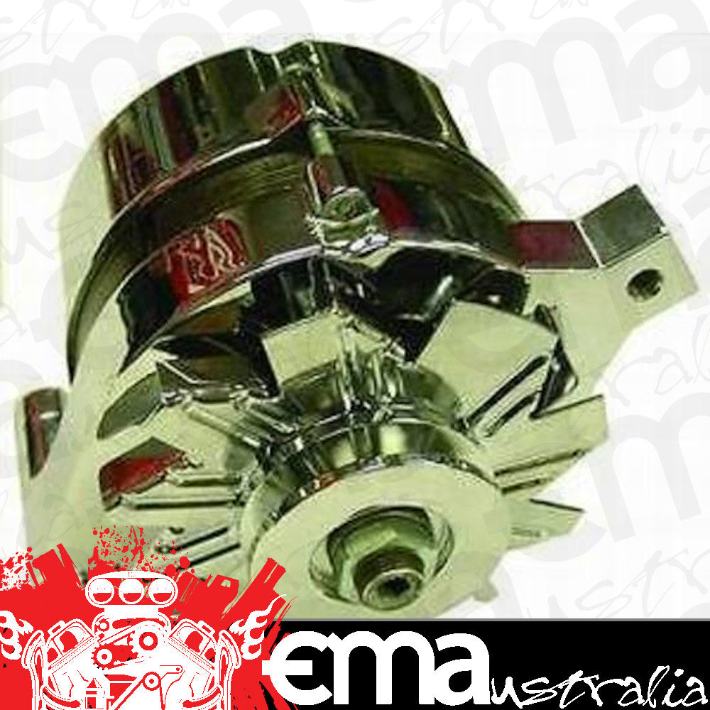 RPC RPCR3903 Chrome 100 Amp Alternator Int Reg suit Ford 1965-89 Single V
