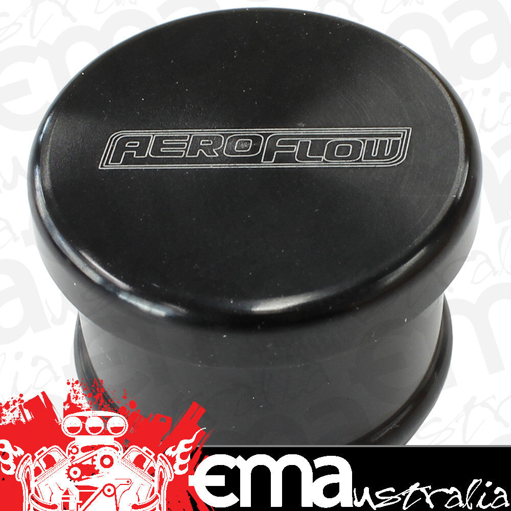 Aeroflow AF64-5230BLK Block Off Plug 30mm Black For Blow Off Valve