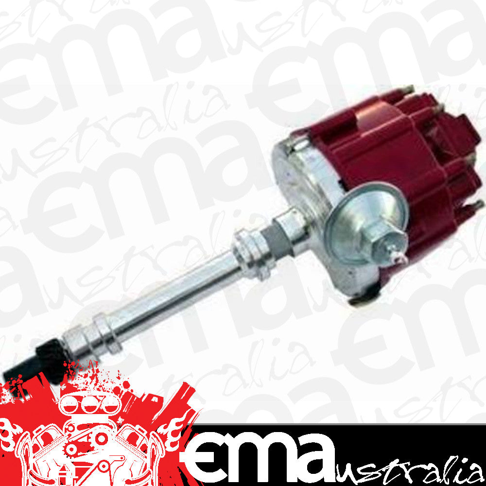 Racing Power Company (RPC) RPCR3925 RPC Chrome Aluminium HEI Electric Racing Distributor Incl 50K Volt Coil suit SB & BB Chev Pre 1987 & Non- Computer Controlled Late Model