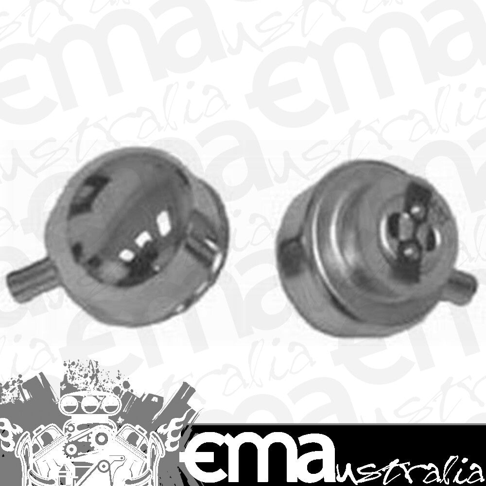 RPC RPCR4806 Chrome Steel Twist-In Oil Filler Cap w/ Tube 2-3/8" Dia Tube Is 1/2" Dia
