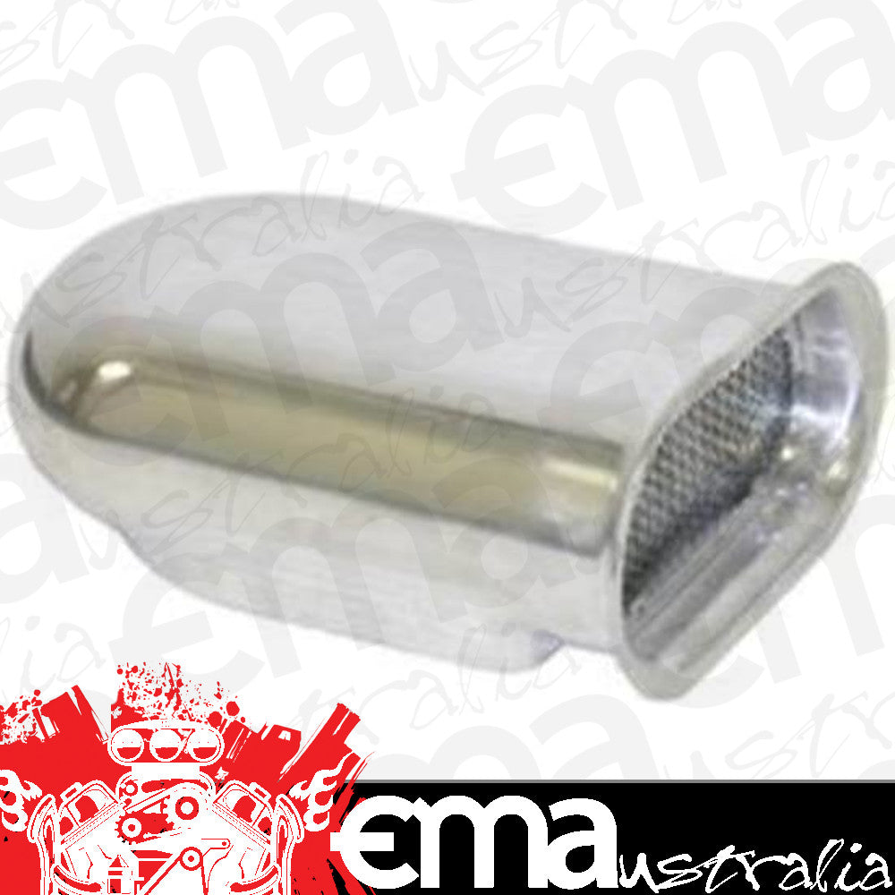 RPC RPCR5245 Small Aluminium Scoop Polished suit Single Carburettor