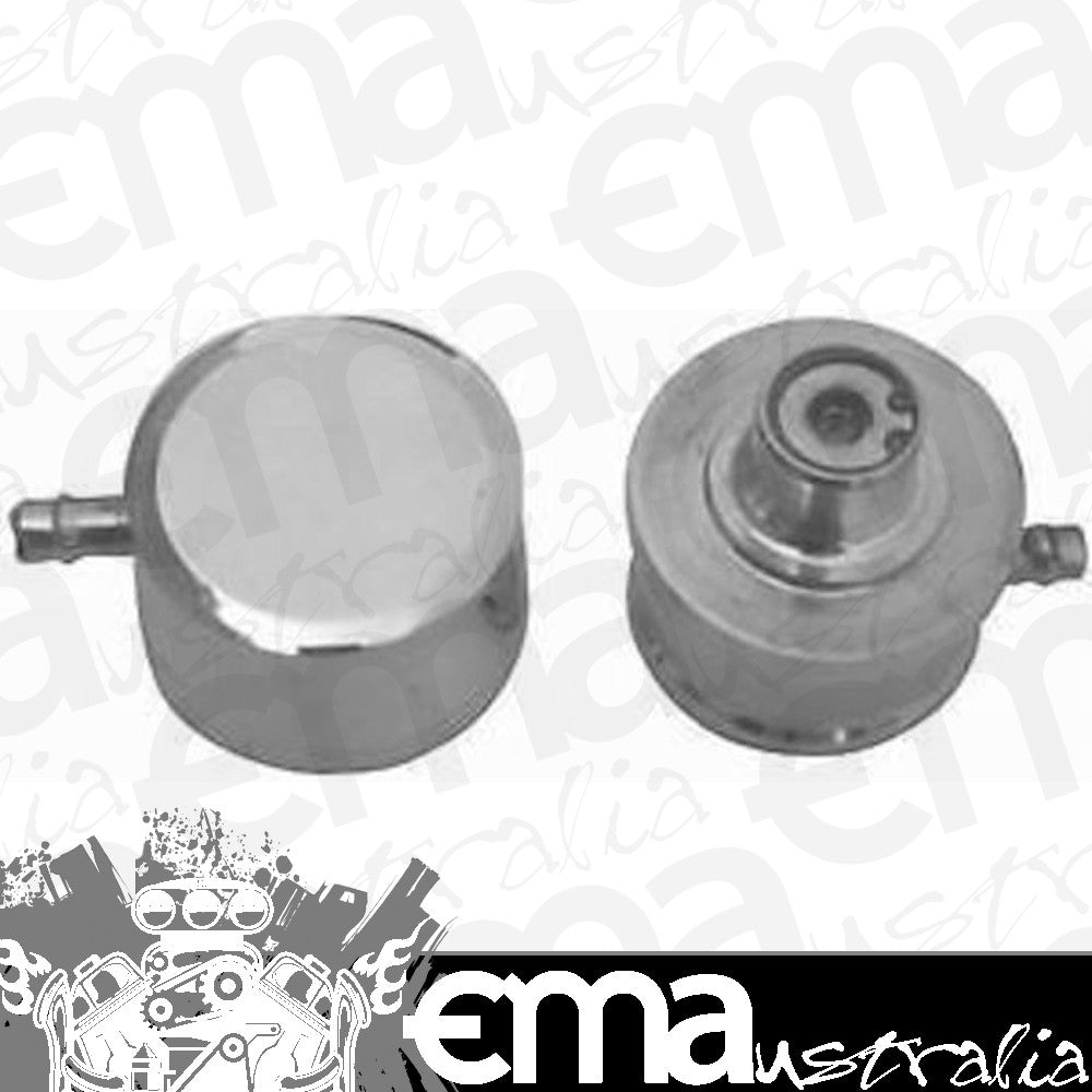 Rocker covers with 1" push in style Grommet RPC Pcv Breather Plain Polished Alloy Neck Racing Power Company (RPC) RPCR6000