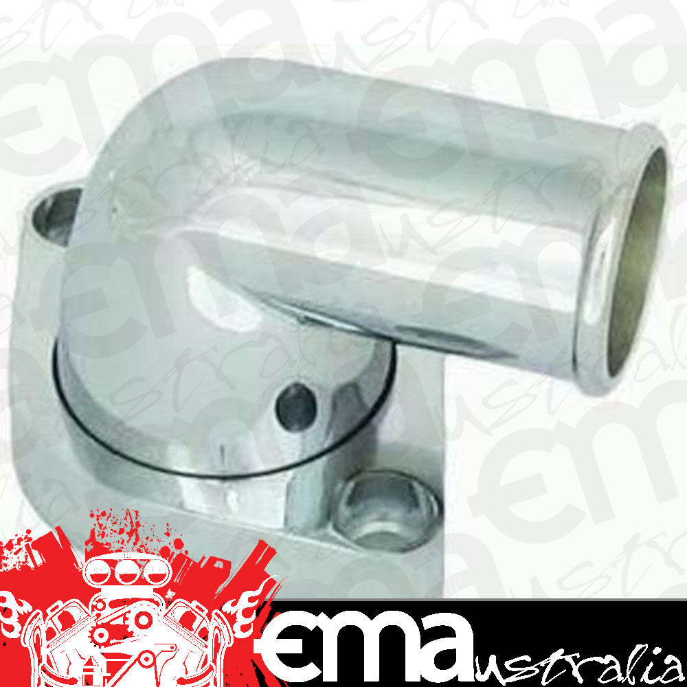 Racing Power Company (RPC) RPCR6009C RPC Chrome Aluminium 90? Swivel Thermostat Housing O-Ring Style fits 1966-75 SB & BB Chev 283-349