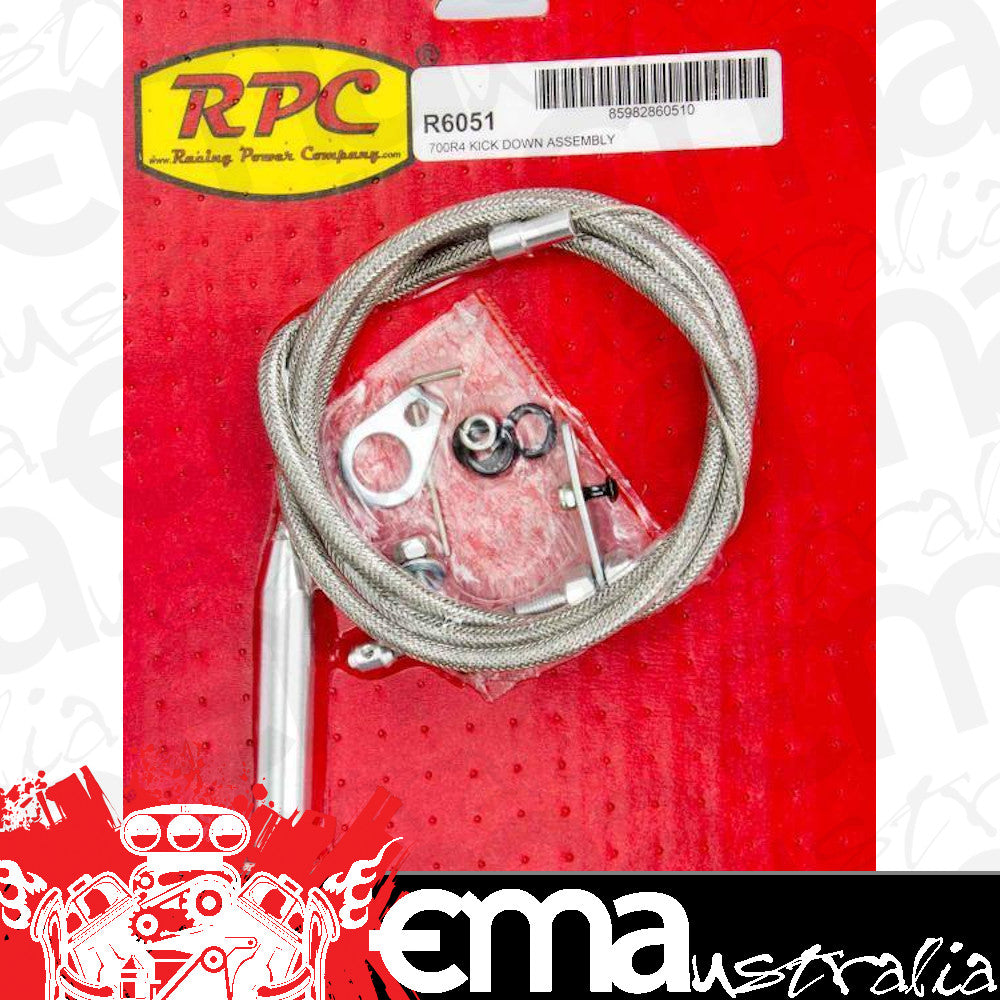 RPC RPCR6051 S/Steel Kick Down Assembly Cable Kit suit Chev SB w/ 700R4 Trans
