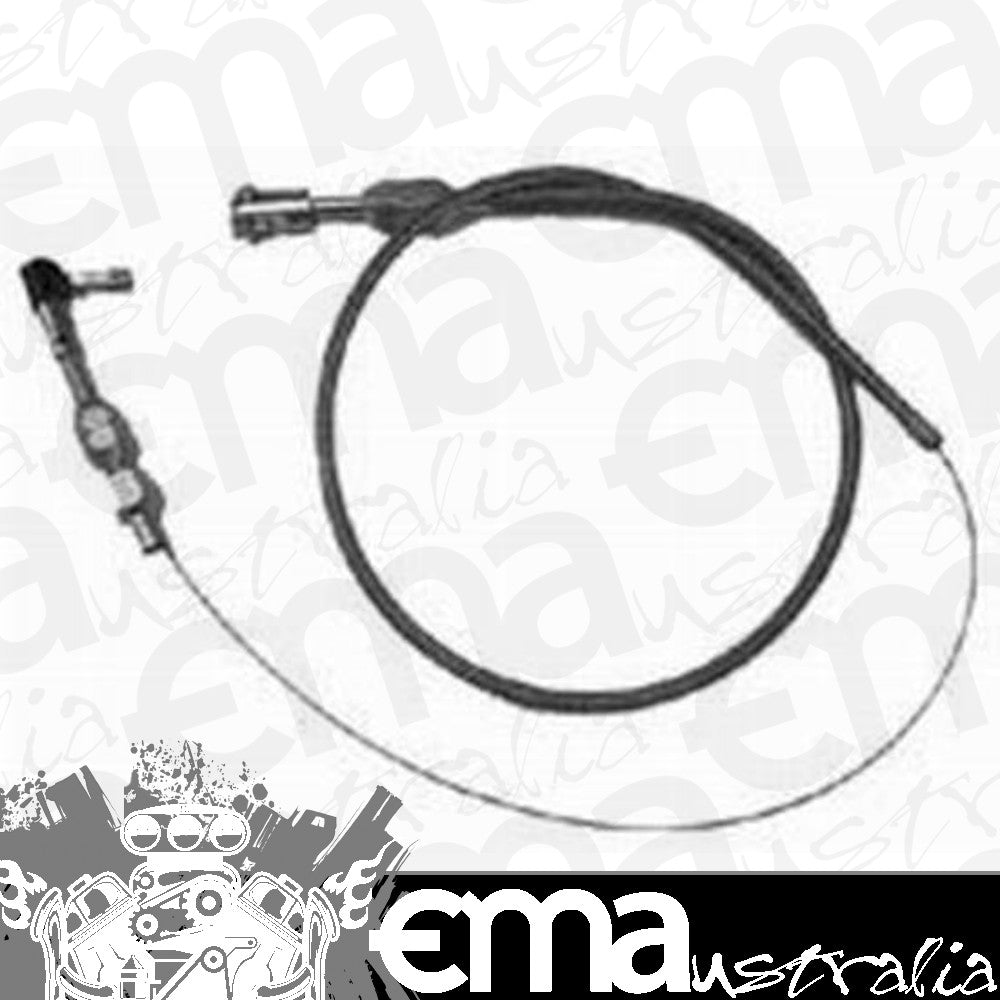 RPC RPCR6054x Universal Stainless Steel Throttle Cable Assembly Kit w/ 36" Housing