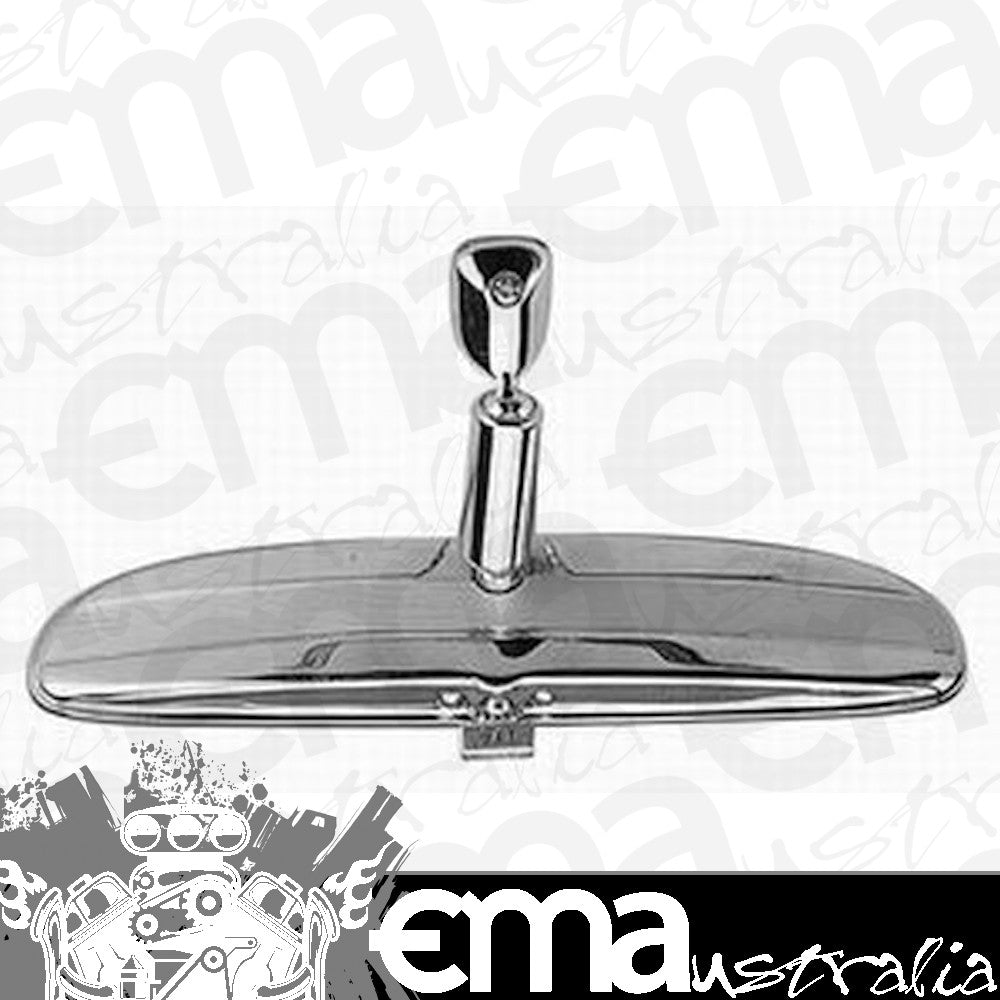 RPC RPCR6065x Universal Chrome Steel Rear View Mirror w/ Day/Night Switch
