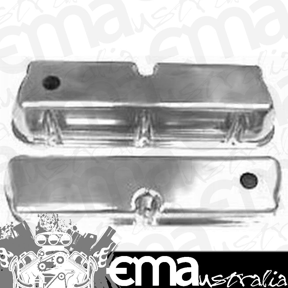 Ford small block Windsor 289-302-351 C.I.D. & 5.0L V8 RPC Tall Polished Valve Covers suit 1962-85 289-351W Racing Power Company (RPC) RPCR6171