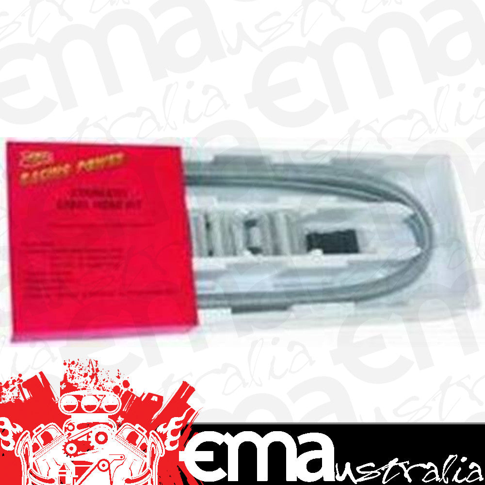 RPC RPCR7314 Stainless Steel Radiator Hose Kit 44" Hose Length w/ Chrome End Caps
