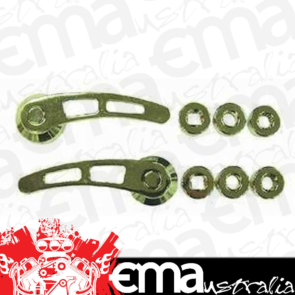 RPC RPCR8406 4-1/4" Chrome Aluminium Door Handles Universal Fit 1 (pair)