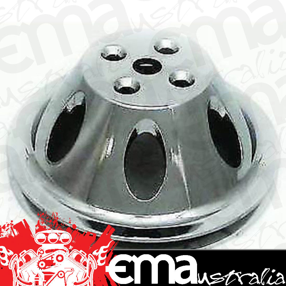 RPC RPCR8840POL Alloy Water Pump Pulley Polished Single GroOve Chev BB
