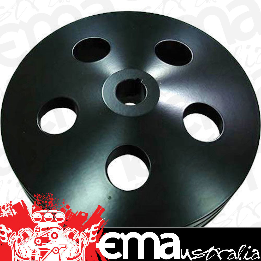 Racing Power Company (RPC) RPCR8847B RPC Black Power Steering Pulley Double GroOve Early GM Thru 1984