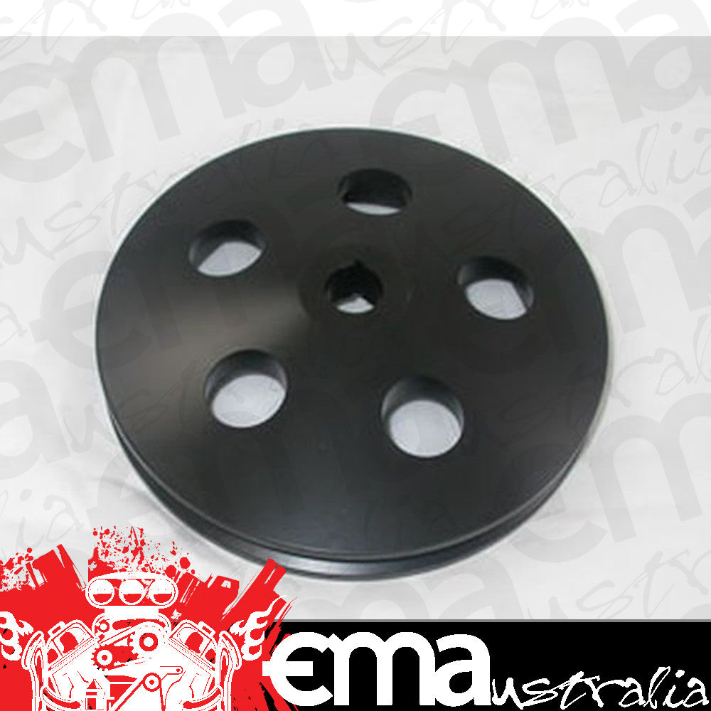 Racing Power Company (RPC) RPCR8848B RPC Black Power Steering Pulley Single GroOve Early GM Thru 1984