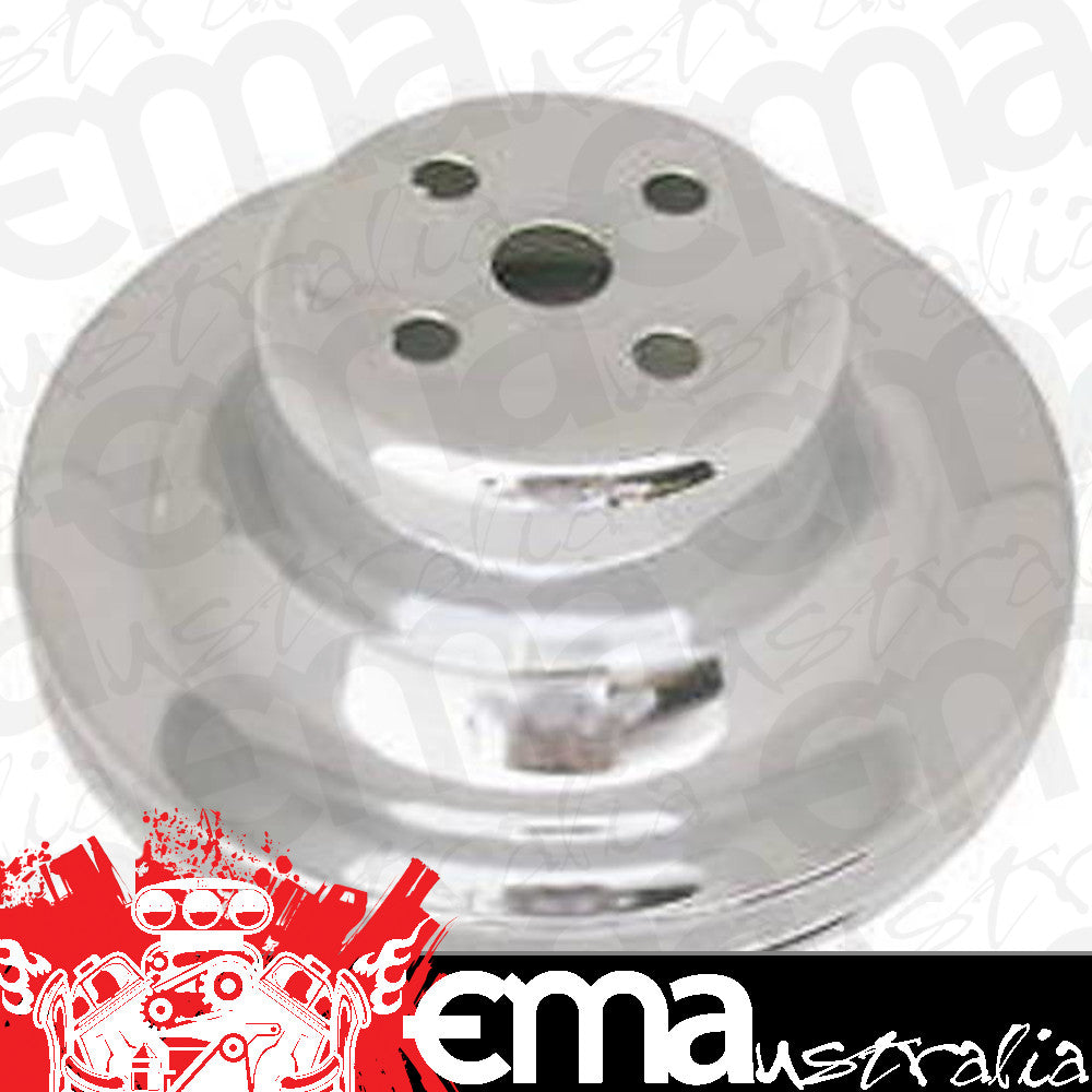 Ford small block Windsor 289 1965-66 RPC Chrome Water Pump Pulley Single V suit Racing Power Company (RPC) RPCR8970