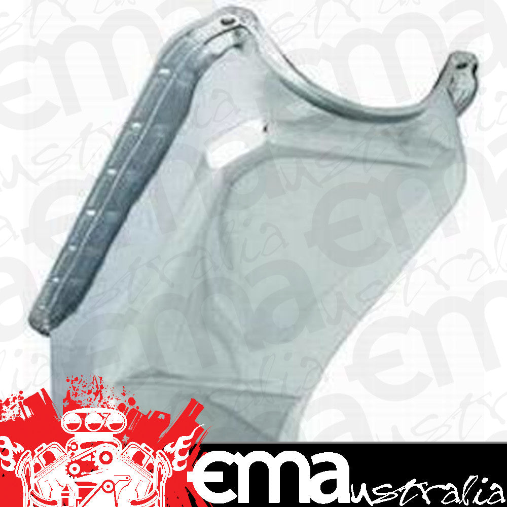 Racing Power Company (RPC) RPCR9005 RPC Chrome Steel Stock Oil Pan fits 1955-79 SB Chev 283-400 Dipstick On Passengers Side
